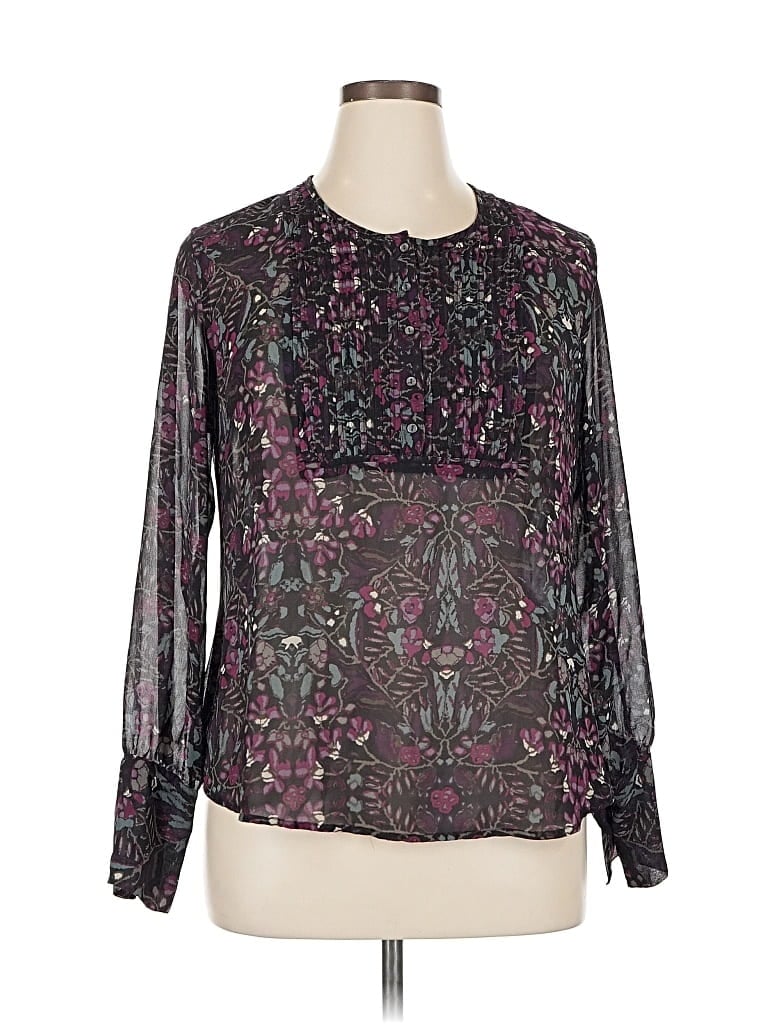 Pre-owned Converse One Star Long Sleeve Blouse In Purple