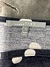 Lemon Tart Polka Dots Blue Gray Pullover Sweater Size S - photo 6