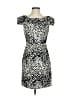 Tibi 100% Cotton Animal Print Black Cocktail Dress Size 4 - photo 1