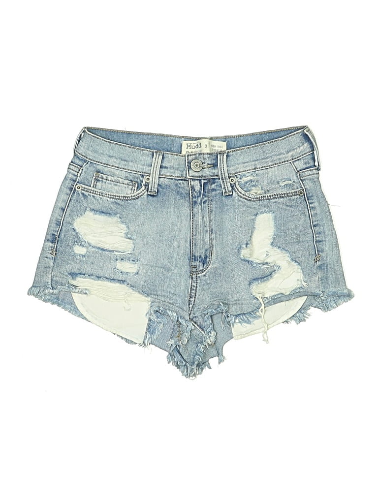 MUDD Pre-owned Denim Shorts In Blue