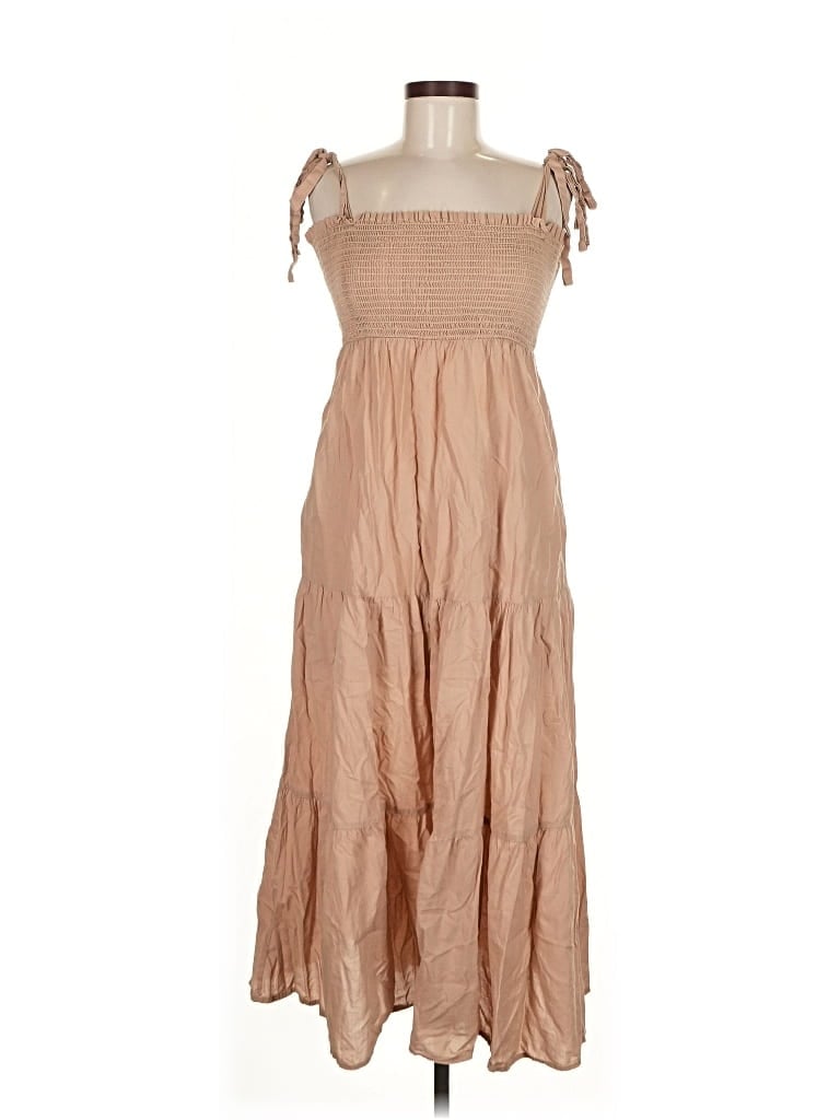 PETAL AND PUP Pre-owned Casual Dress In Brown