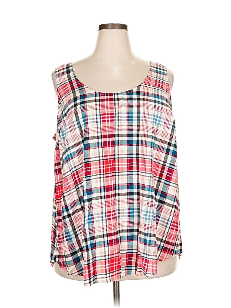 Pre-owned Torrid Sleeveless Blouse In Red