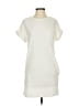 Dear Apple Solid Ivory Casual Dress Size S - photo 1
