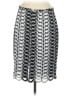 Tahari by ASL 100% Polyester Graphic Silver Casual Skirt Size 8 - photo 2