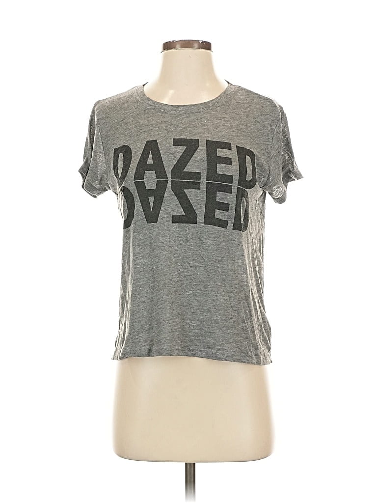 Pre-owned Project Social T Short Sleeve T-shirt In Gray