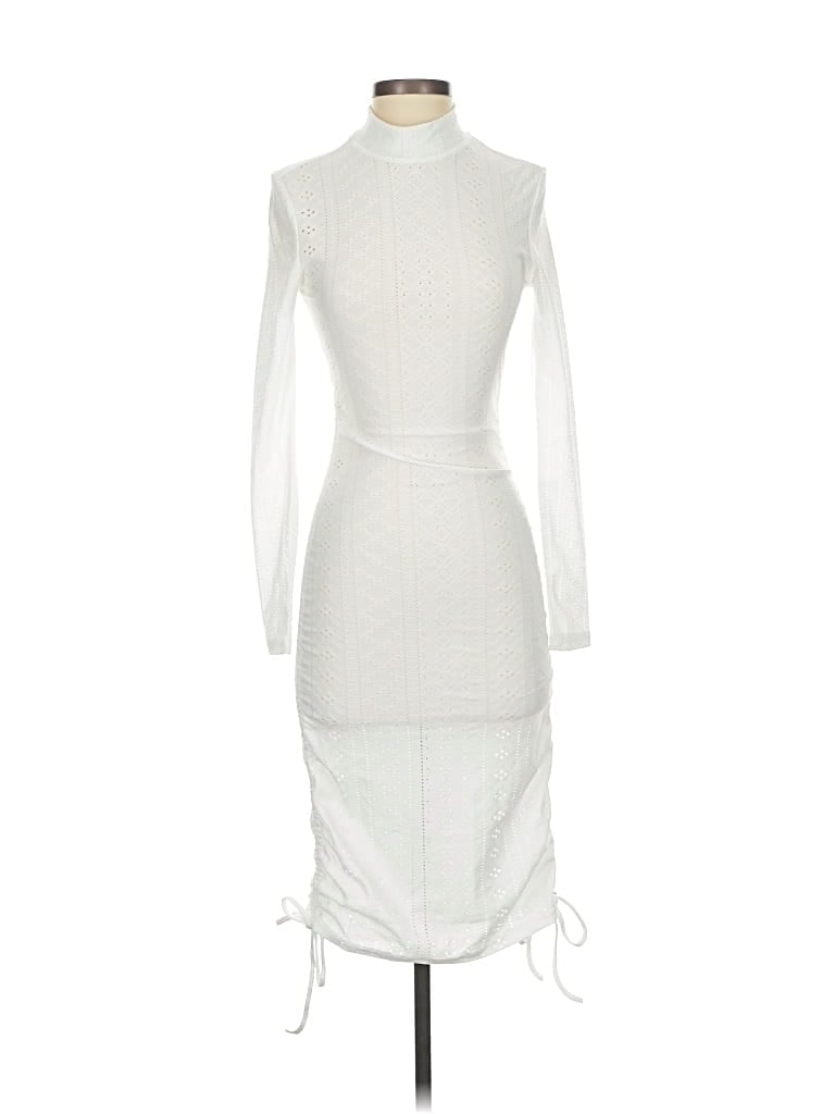 Pre-owned Shein Cocktail Dress In White