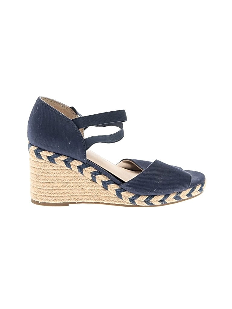 Pre-owned Life Stride Wedges In Blue