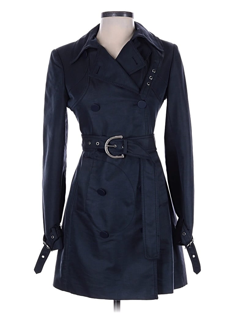 Pre-owned Stella Mccartney Trenchcoat In Blue