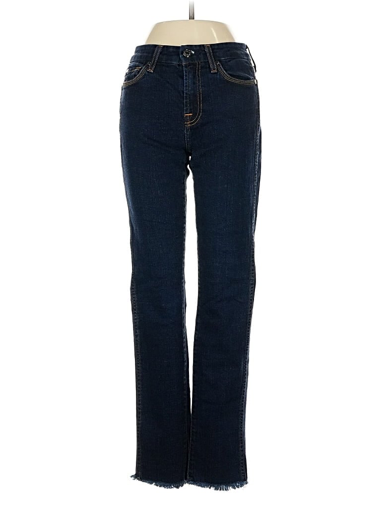 Pre-owned 7 For All Mankind Jeans In Blue