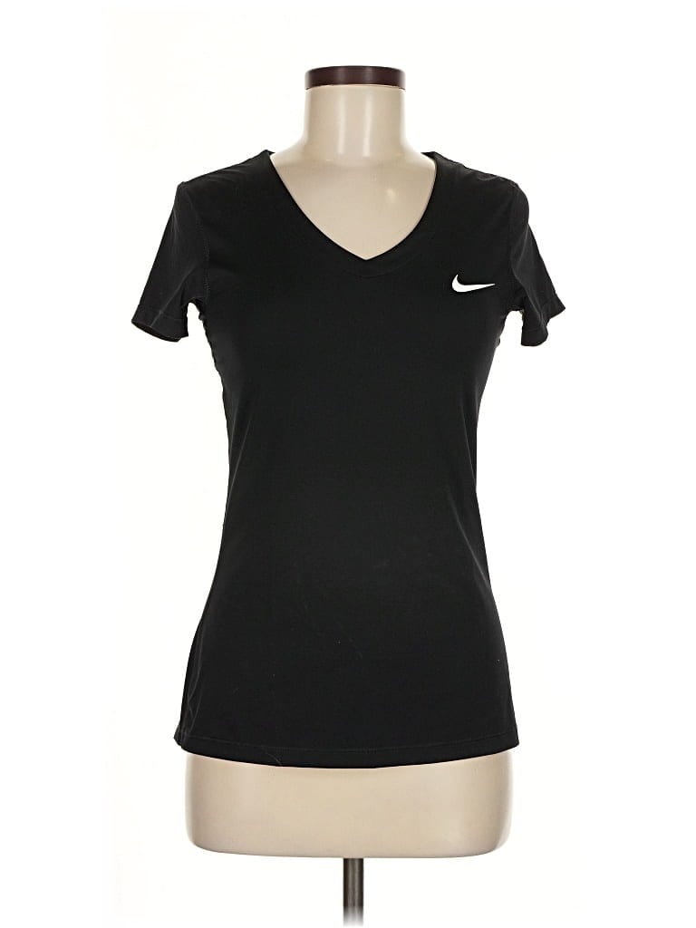 NIKE Pre-owned Active T-shirt In Black