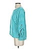 Calvin Klein Teal 3/4 Sleeve Top Size S - photo 5
