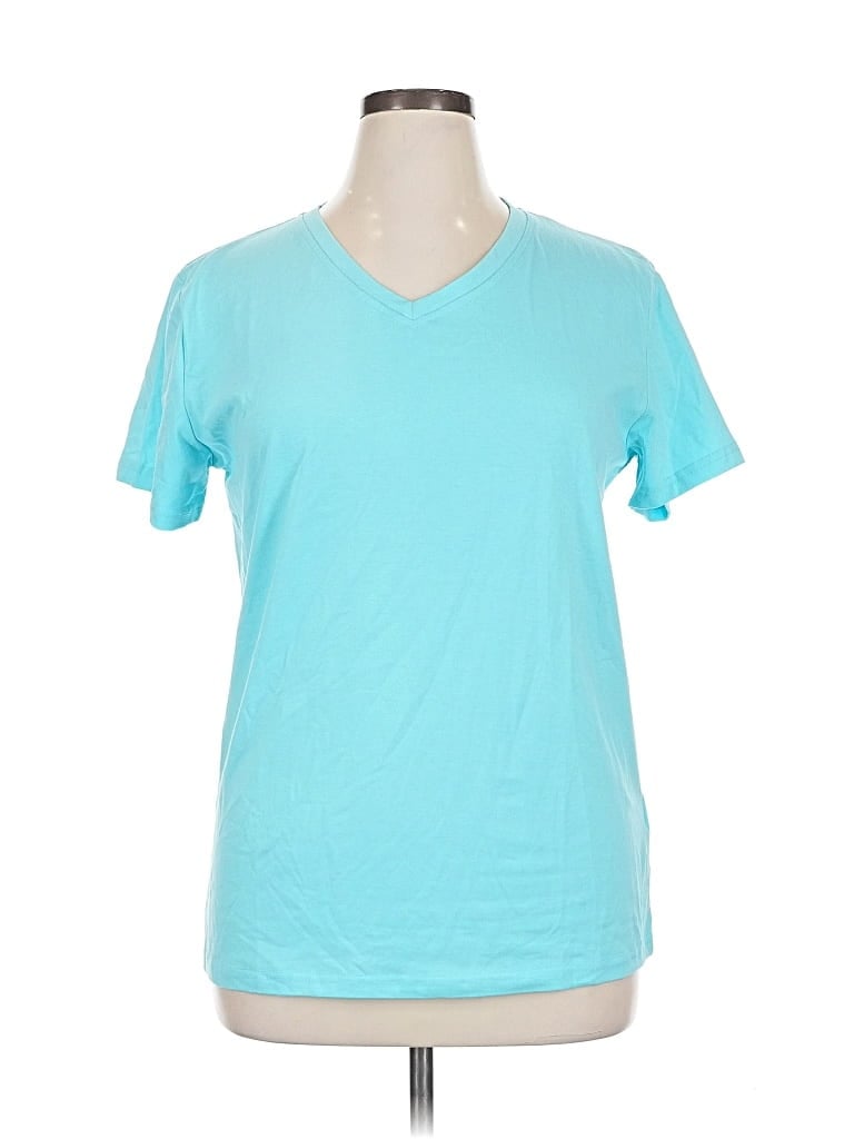Pre-owned Unbranded Short Sleeve T-shirt In Blue