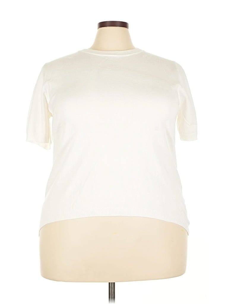 Pre-owned Dokotoo Pullover Sweater In White