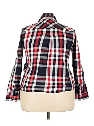 Liz Claiborne Long Sleeve Button-Down Shirt (view 2)
