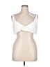 showpo 100% Cotton White Sleeveless Top Size 14 - photo 1
