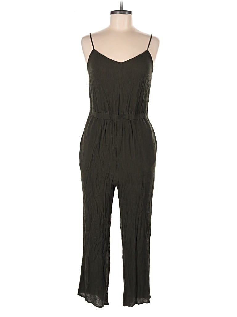 Pre-owned Loft Beach Jumpsuit In Brown