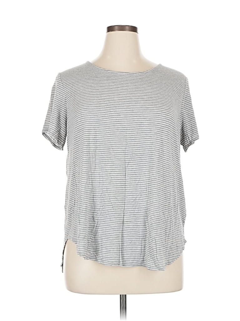 PHILOSOPHY REPUBLIC CLOTHING Pre-owned Short Sleeve T-shirt In Gray