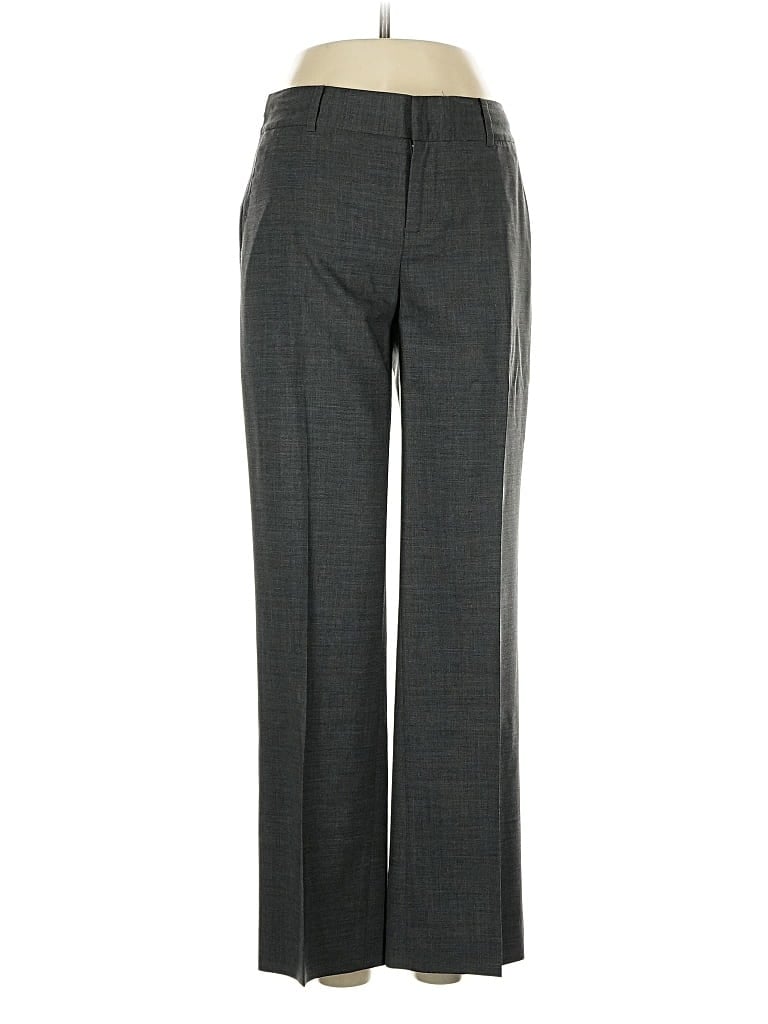 Pre-owned Calvin Klein Wool Pants In Gray