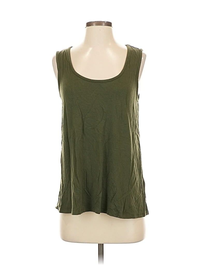 Pre-owned Daily Ritual Sleeveless T-shirt In Green