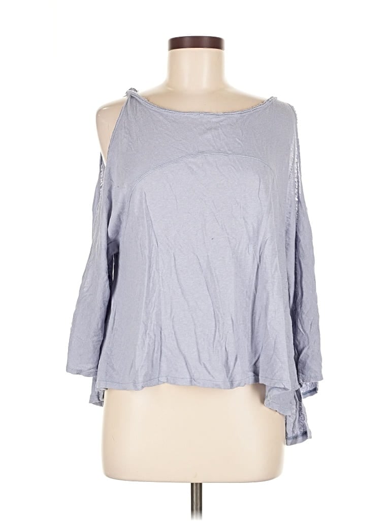 Pre-owned We The Free 3/4 Sleeve T-shirt In Gray