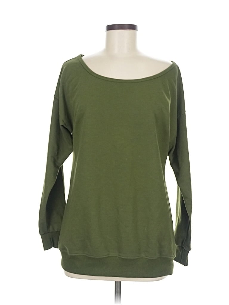 Pre-owned Assorted Brands Pullover Sweater In Green