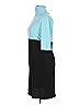Norma Kamali Color Block Teal Blue Cocktail Dress Size XL - photo 5