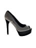 Brian Atwood Gray Silver Heels Size 6 - photo 1