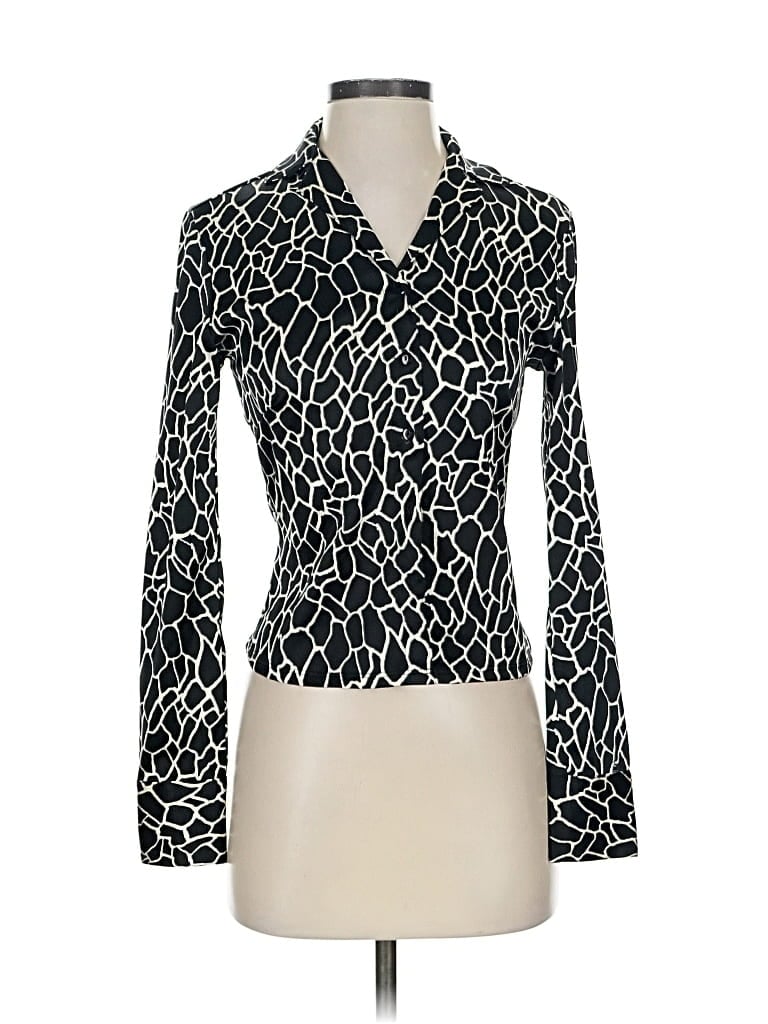 GUESS COLLECTION Pre-owned Long Sleeve Blouse In Black