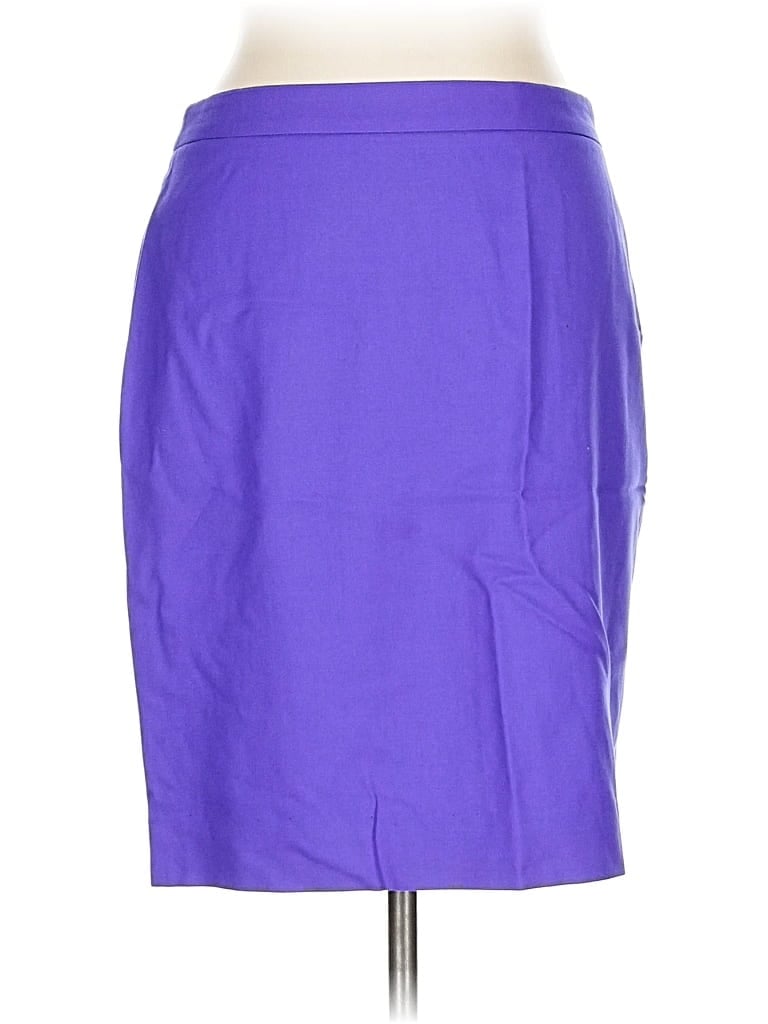 Pre-owned J.crew Collection Casual Skirt In Purple