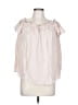 Assorted Brands Tan Pink 3/4 Sleeve Blouse Size L - photo 1