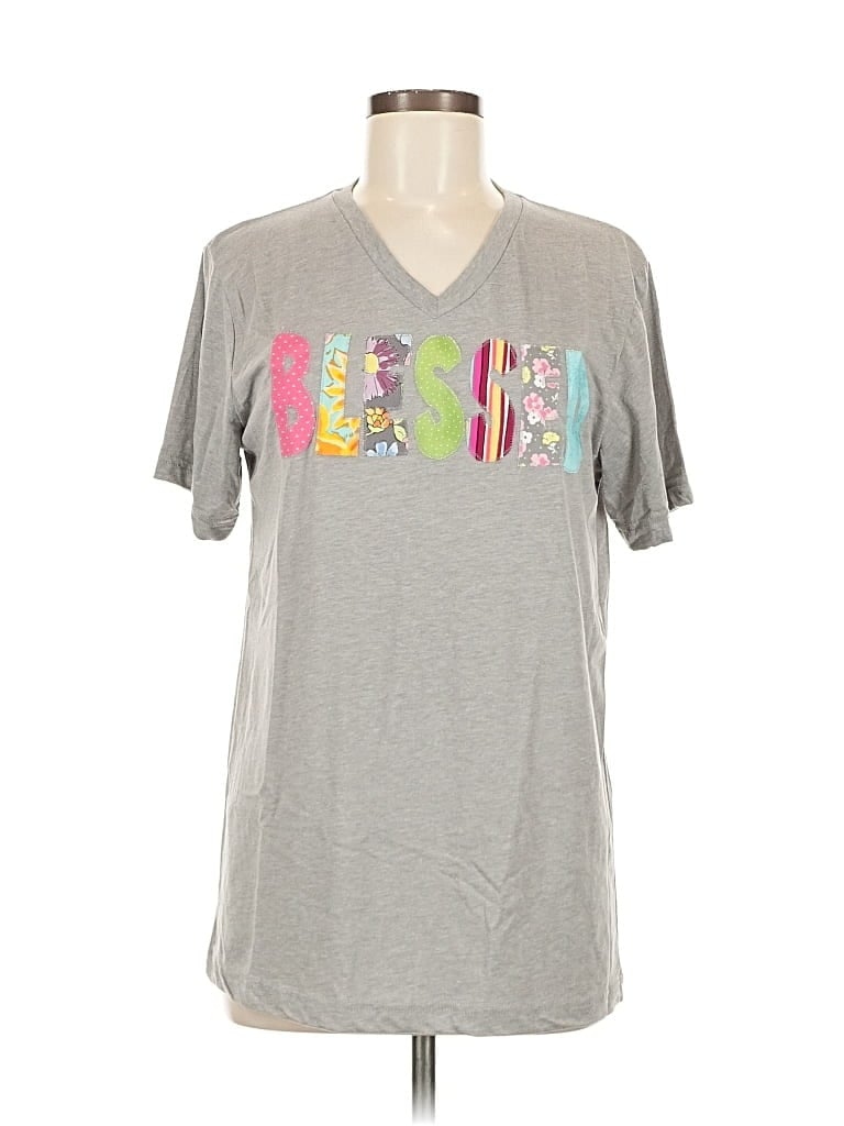 Bella+canvas Short Sleeve T-shirt In Gray