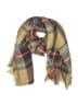 Unbranded Plaid Brown Tan Scarf One size - photo 1