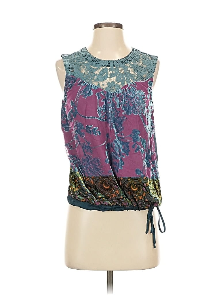 TINY Pre-owned Sleeveless Blouse In Blue