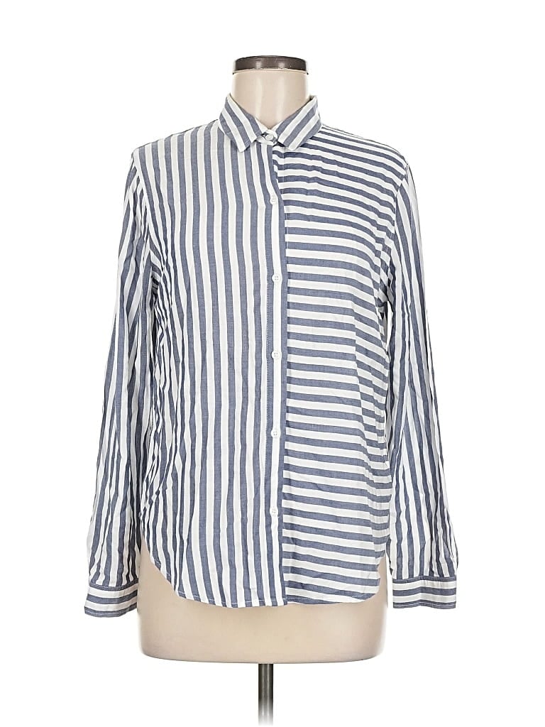 Pre-owned Rails Long Sleeve Button Down Shirt In Blue