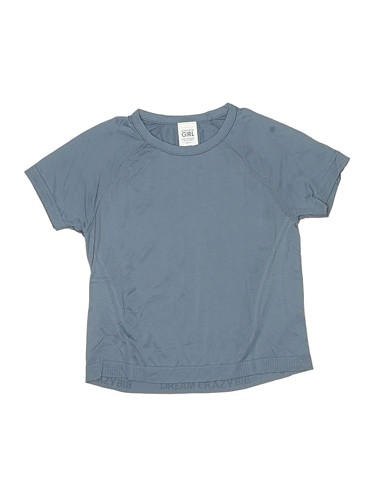 Pre-owned Athleta Girl Kids' Active T-shirt In Blue
