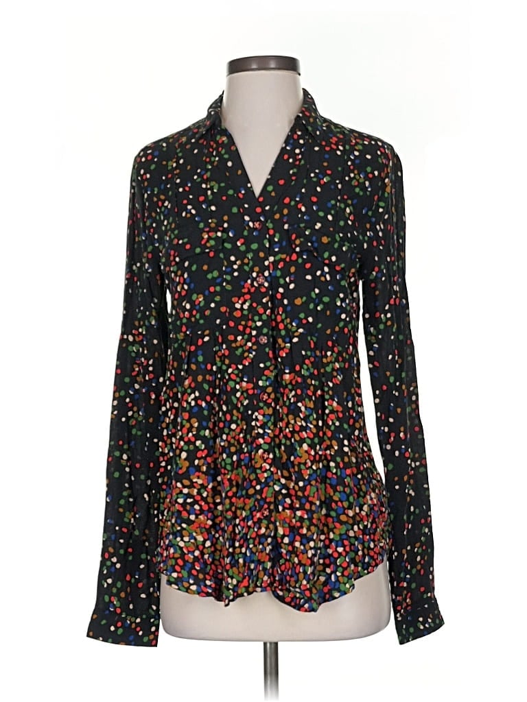 MAEVE Pre-owned Long Sleeve Blouse In Black