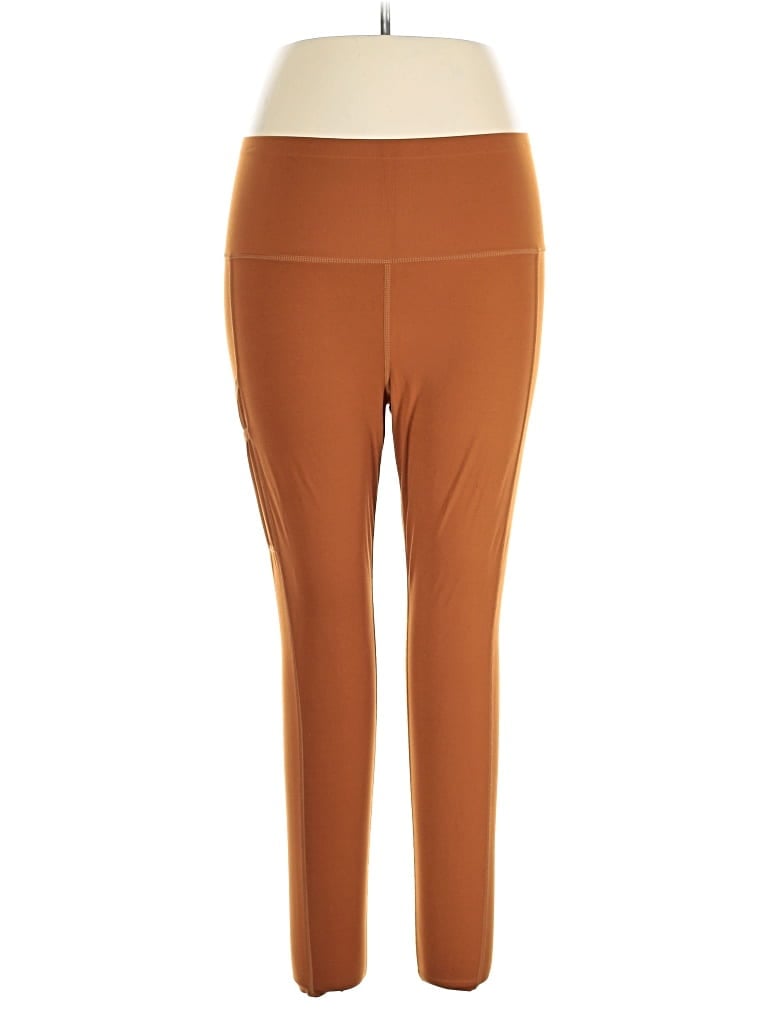 Pre-owned Knix Active Pants In Brown