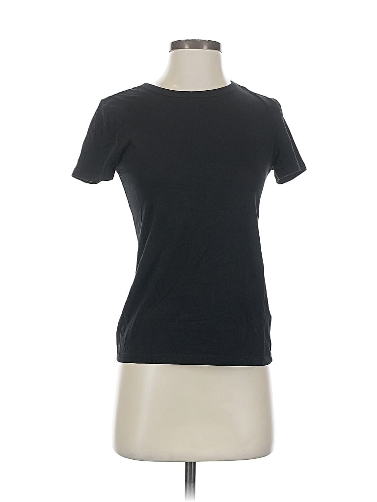 H&M Pre-owned Short Sleeve T-shirt In Black