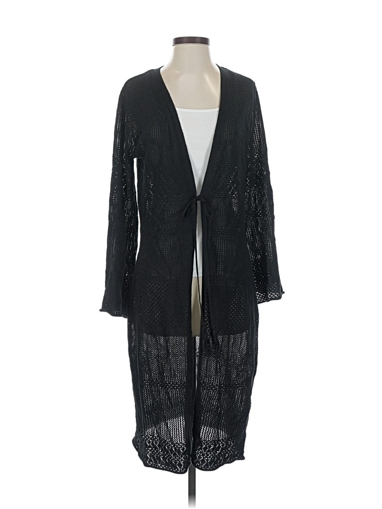 Pre-owned Knox Rose Kimono In Black