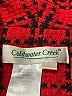 Coldwater Creek 100% Acrylic Plaid Red Blazer Size XL (estimated) - photo 6