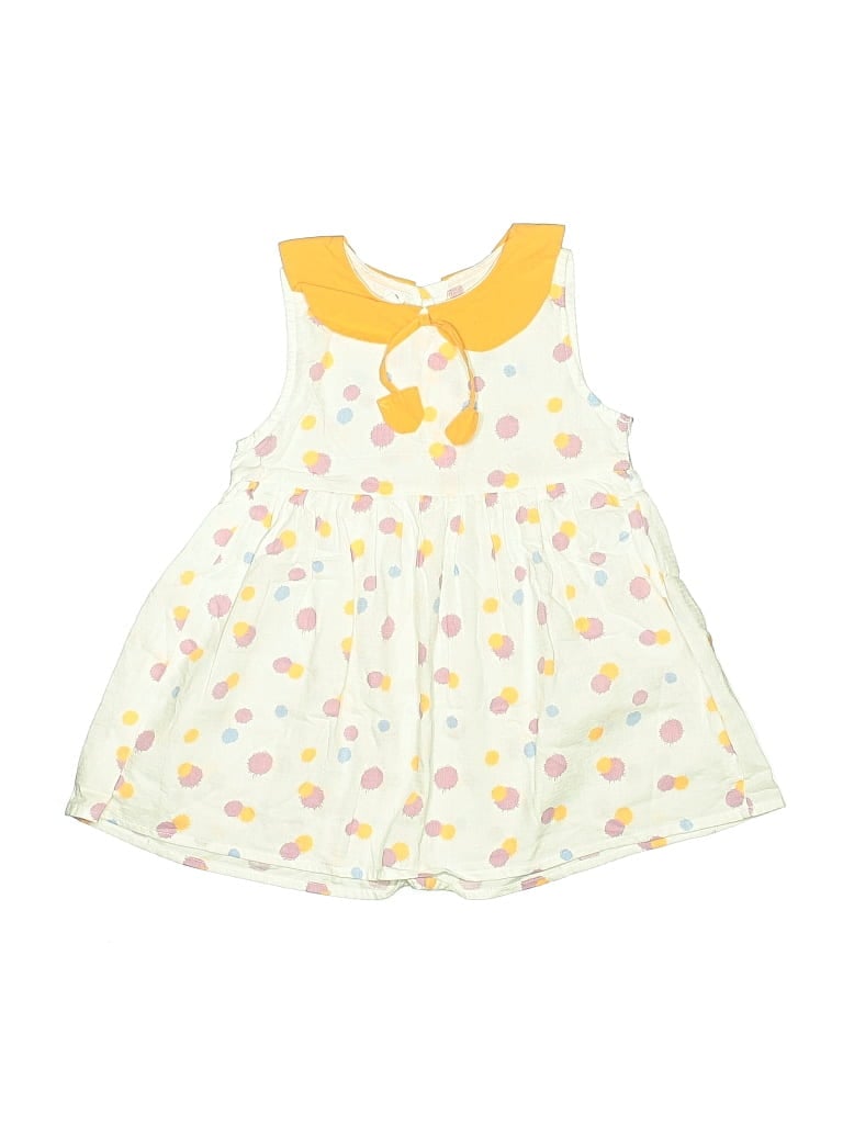 Pre-owned Assorted Brands Kids' Dress In White