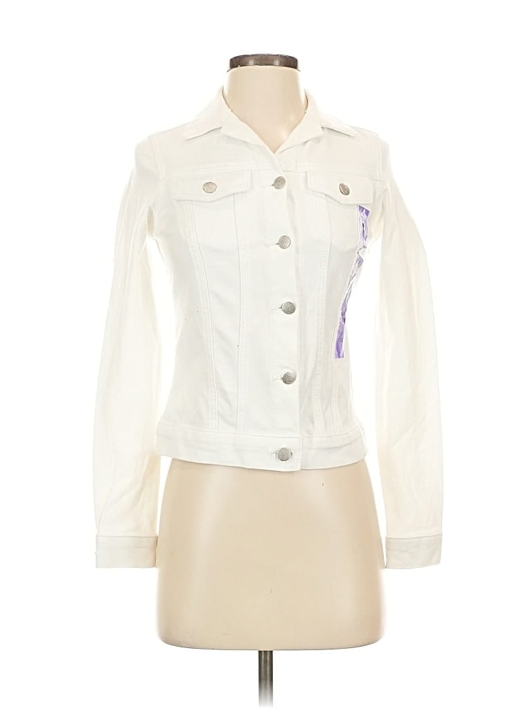 JESSICA SIMPSON Pre-owned Jacket In White
