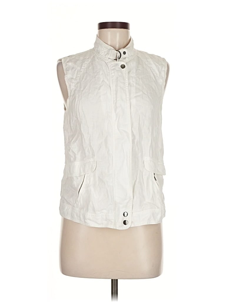 Pre-owned Michael Stars Vest In White