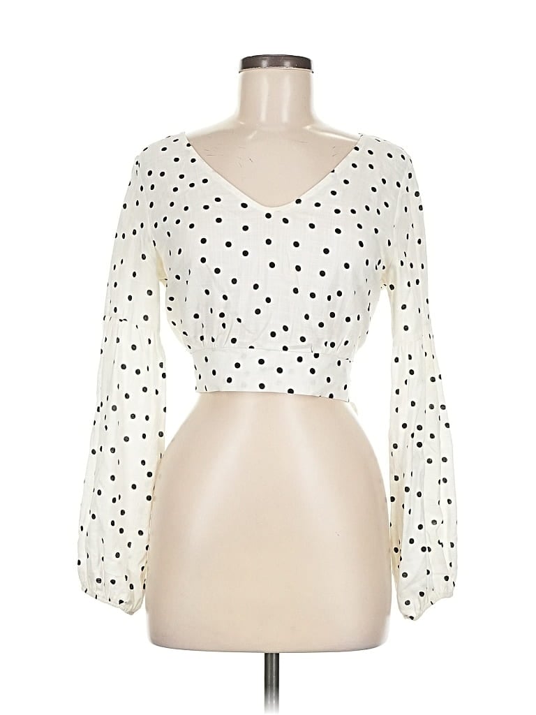 LE LIS Pre-owned Long Sleeve Blouse In White