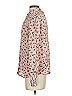 Maison Scotch Print Pink Long Sleeve Blouse Size Sm (1) - photo 5