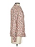 Maison Scotch Print Pink Long Sleeve Blouse Size Sm (1) - photo 4