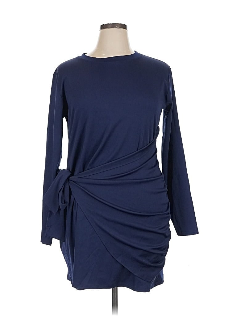 Pre-owned Unbranded Casual Dress In Blue