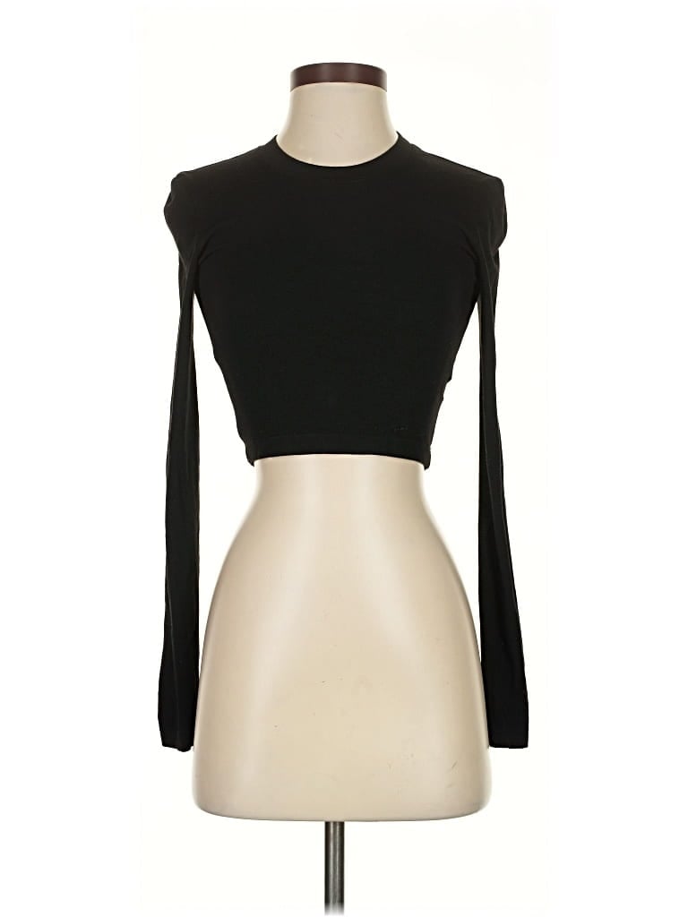 Pre-owned Torn By Ronny Kobo Long Sleeve T-shirt In Black