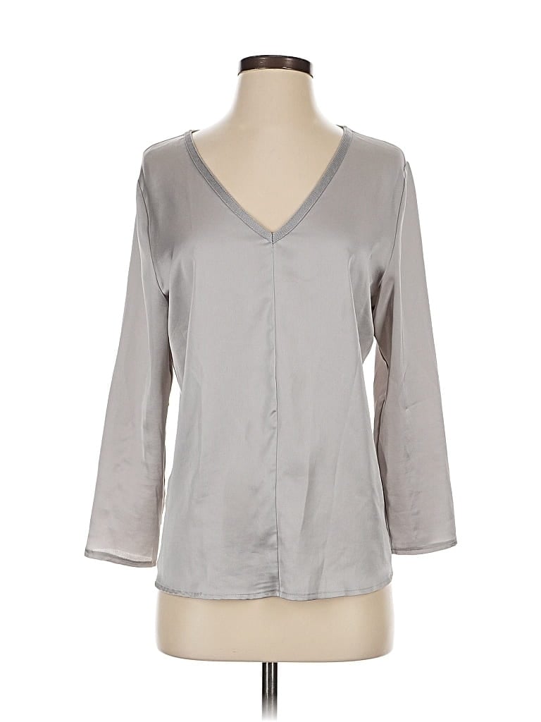 Pre-owned Mng Suit 3/4 Sleeve T-shirt In Silver