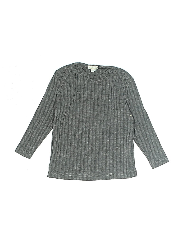 Pre-owned Assorted Brands Babies' 3/4 Sleeve T-shirt In Gray